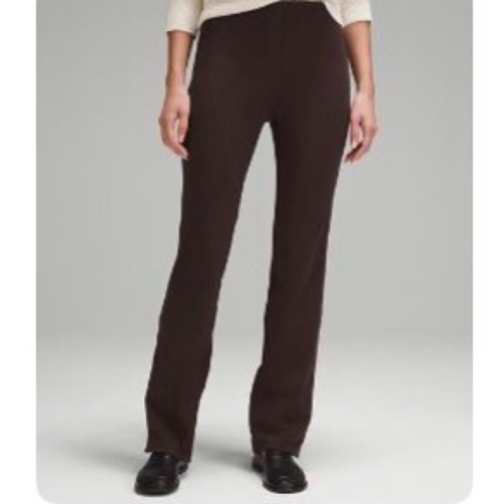 lululemon athletica Smooth Fit Pull-On High-Rise Pant Regular in dark brown